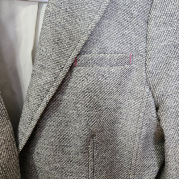 Banana Republic Wool Blend Tweed Blazer | Womens Size 8 - Picture 9 of 11